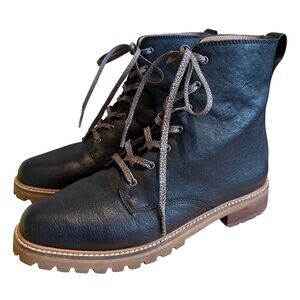 Madewell Black Leather Boots Size 8.5